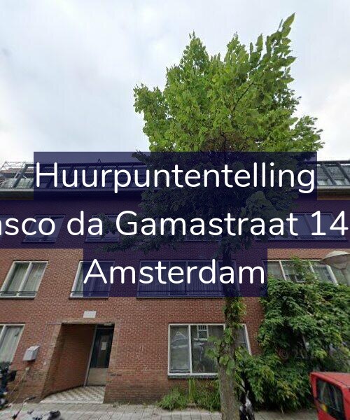 Foto gevel Huurpuntentelling voor Vasco da Gamastraat 14-A, Amsterdam