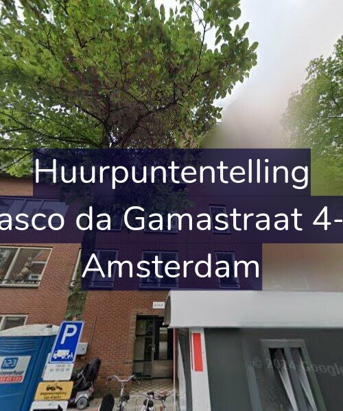 Foto gevel Huurpuntentelling voor Vasco da Gamastraat 4-A, Amsterdam