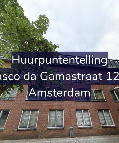 Foto gevel Huurpuntentelling voor Vasco da Gamastraat 12-E, Amsterdam