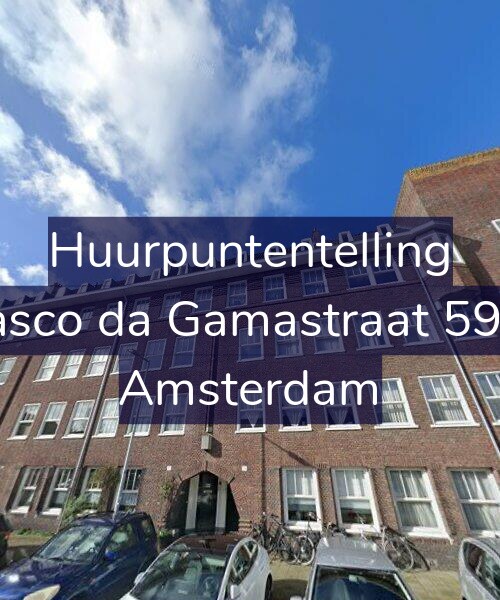 Foto gevel Huurpuntentelling voor Vasco da Gamastraat 59-1, Amsterdam
