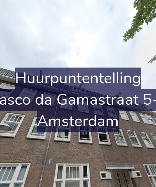 Foto gevel Huurpuntentelling voor Vasco da Gamastraat 5-2, Amsterdam