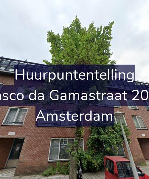 Foto gevel Huurpuntentelling voor Vasco da Gamastraat 20-B, Amsterdam