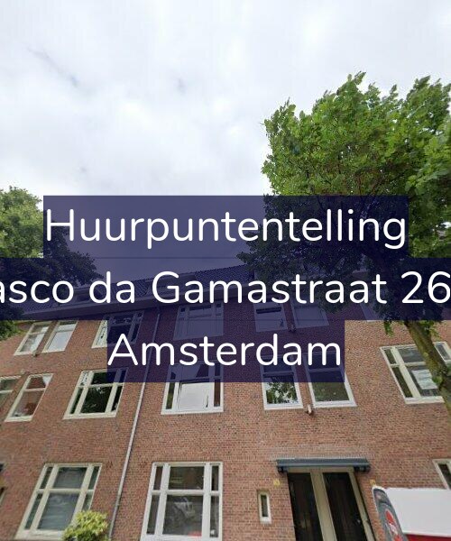 Foto gevel Huurpuntentelling voor Vasco da Gamastraat 26-2, Amsterdam