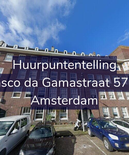 Foto gevel Huurpuntentelling voor Vasco da Gamastraat 57-H, Amsterdam