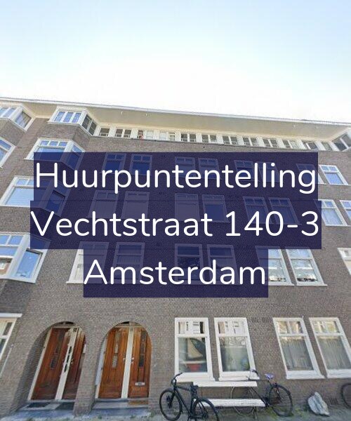 Foto gevel Huurpuntentelling voor Vechtstraat 140-3, Amsterdam