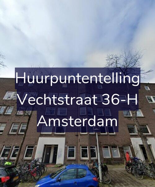 Foto gevel Huurpuntentelling voor Vechtstraat 36-H, Amsterdam