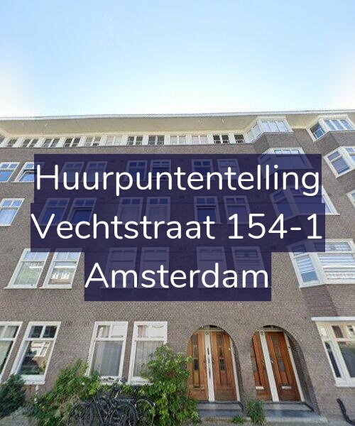 Foto gevel Huurpuntentelling voor Vechtstraat 154-1, Amsterdam