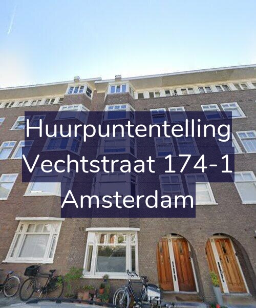 Foto gevel Huurpuntentelling voor Vechtstraat 174-1, Amsterdam