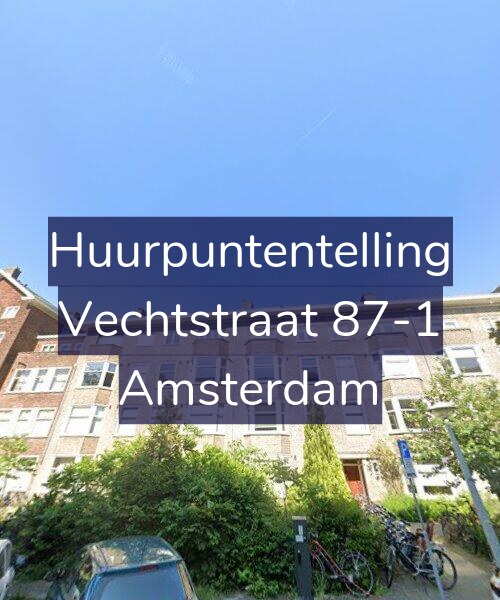 Foto gevel Huurpuntentelling voor Vechtstraat 87-1, Amsterdam