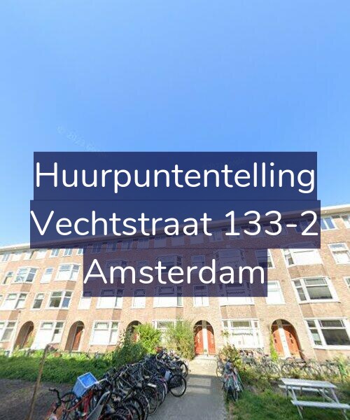 Foto gevel Huurpuntentelling voor Vechtstraat 133-2, Amsterdam