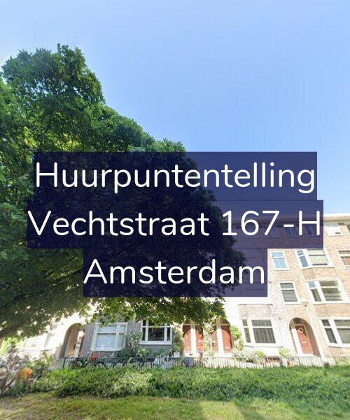 Foto gevel Huurpuntentelling voor Vechtstraat 167-H, Amsterdam