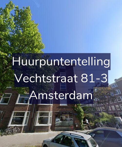 Foto gevel Huurpuntentelling voor Vechtstraat 81-3, Amsterdam