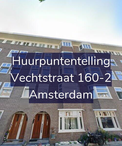 Foto gevel Huurpuntentelling voor Vechtstraat 160-2, Amsterdam
