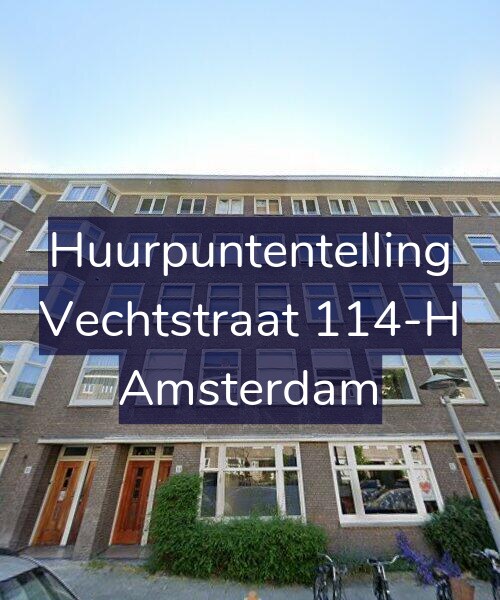 Foto gevel Huurpuntentelling voor Vechtstraat 114-H, Amsterdam