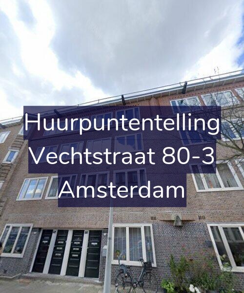 Foto gevel Huurpuntentelling voor Vechtstraat 80-3, Amsterdam