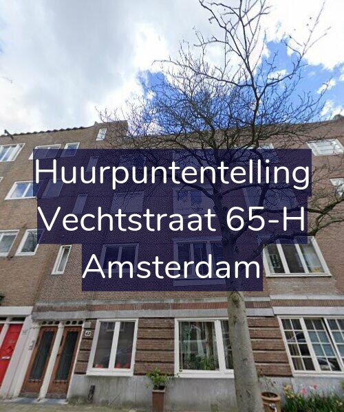 Foto gevel Huurpuntentelling voor Vechtstraat 65-H, Amsterdam