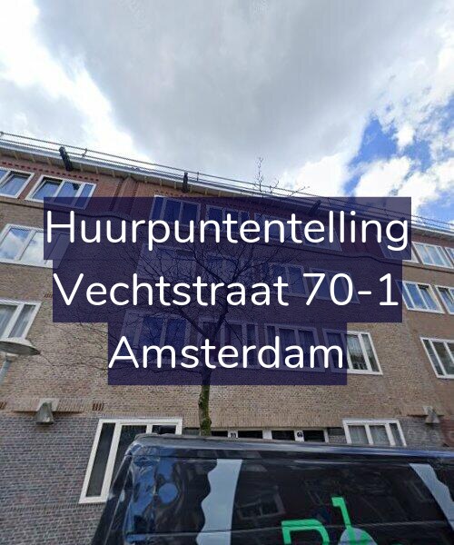 Foto gevel Huurpuntentelling voor Vechtstraat 70-1, Amsterdam