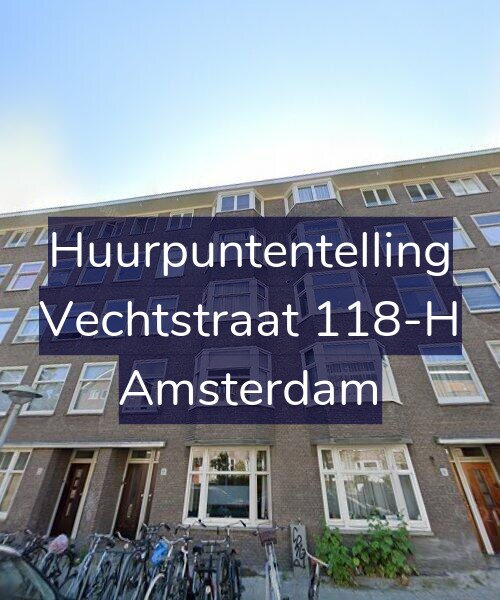 Foto gevel Huurpuntentelling voor Vechtstraat 118-H, Amsterdam