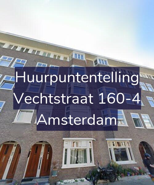 Foto gevel Huurpuntentelling voor Vechtstraat 160-4, Amsterdam