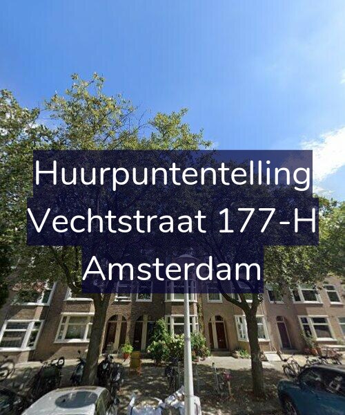 Foto gevel Huurpuntentelling voor Vechtstraat 177-H, Amsterdam