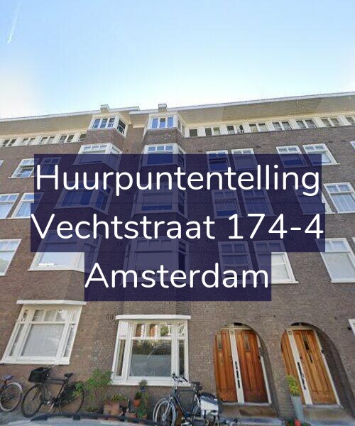 Foto gevel Huurpuntentelling voor Vechtstraat 174-4, Amsterdam