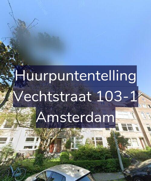 Foto gevel Huurpuntentelling voor Vechtstraat 103-1, Amsterdam