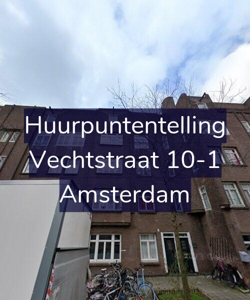 Foto gevel Huurpuntentelling voor Vechtstraat 10-1, Amsterdam