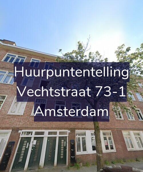 Foto gevel Huurpuntentelling voor Vechtstraat 73-1, Amsterdam