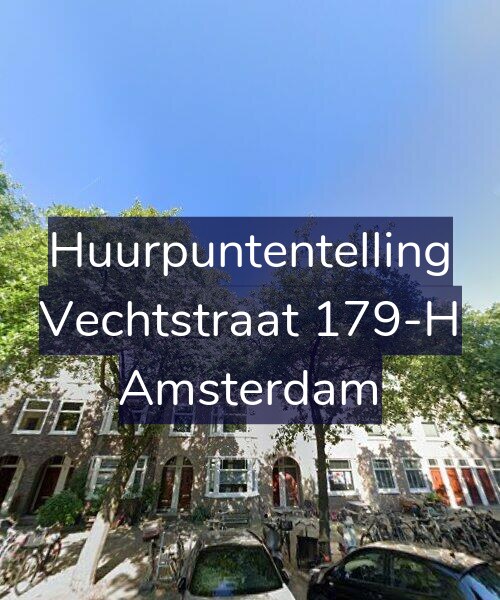 Foto gevel Huurpuntentelling voor Vechtstraat 179-H, Amsterdam