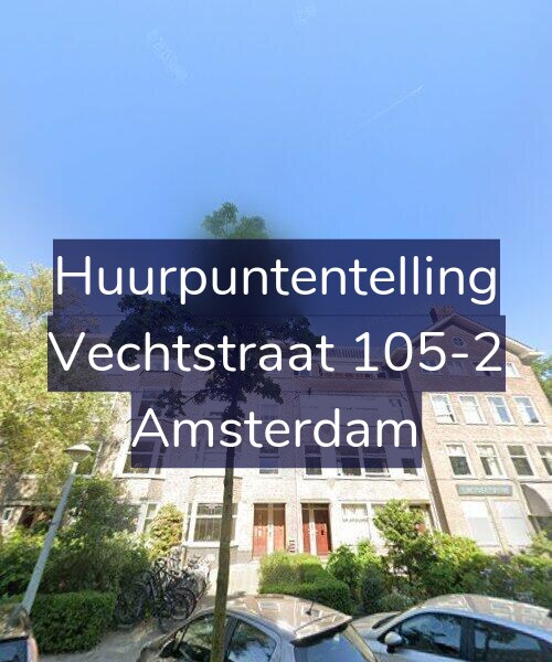 Foto gevel Huurpuntentelling voor Vechtstraat 105-2, Amsterdam