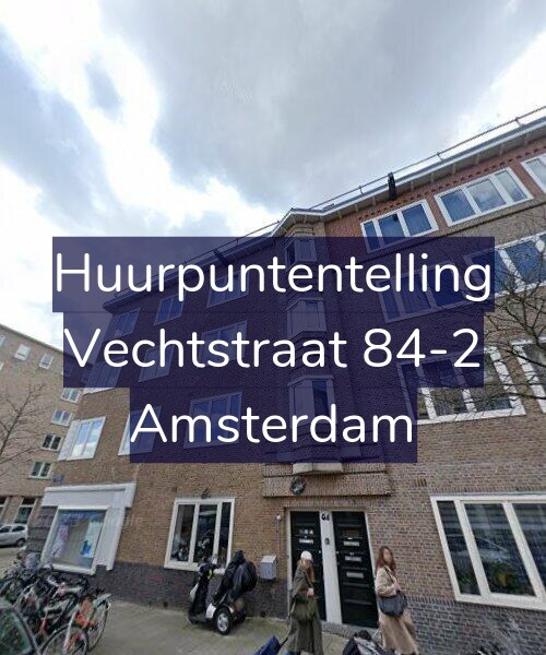 Foto gevel Huurpuntentelling voor Vechtstraat 84-2, Amsterdam