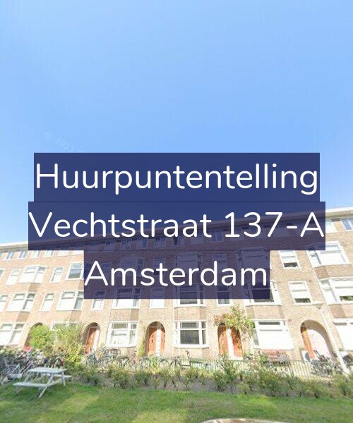 Foto gevel Huurpuntentelling voor Vechtstraat 137-A, Amsterdam