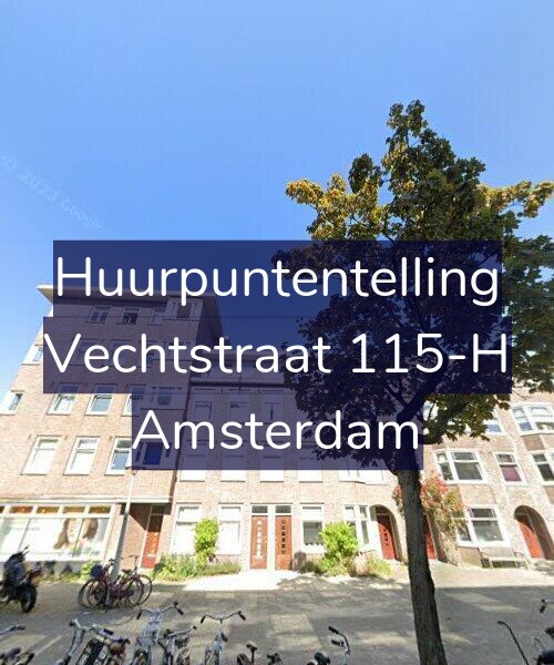 Foto gevel Huurpuntentelling voor Vechtstraat 115-H, Amsterdam