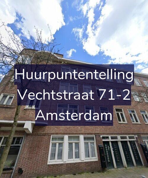 Foto gevel Huurpuntentelling voor Vechtstraat 71-2, Amsterdam