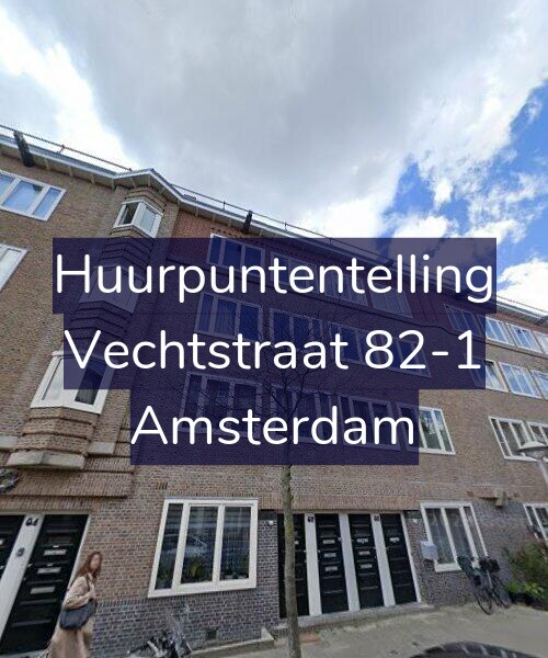 Foto gevel Huurpuntentelling voor Vechtstraat 82-1, Amsterdam