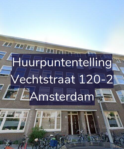 Foto gevel Huurpuntentelling voor Vechtstraat 120-2, Amsterdam