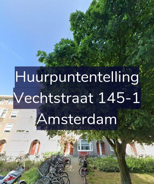 Foto gevel Huurpuntentelling voor Vechtstraat 145-1, Amsterdam