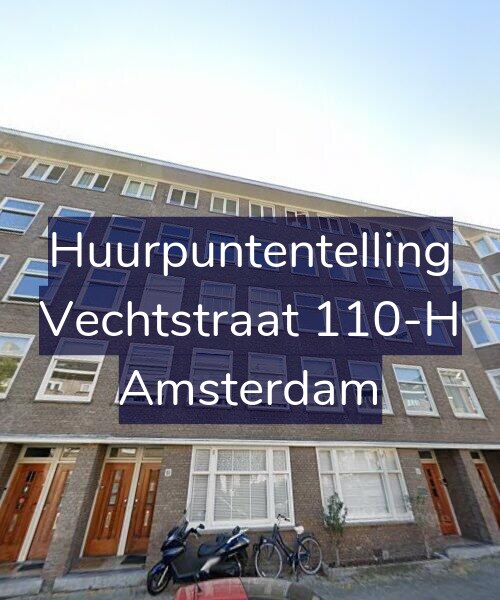 Foto gevel Huurpuntentelling voor Vechtstraat 110-H, Amsterdam