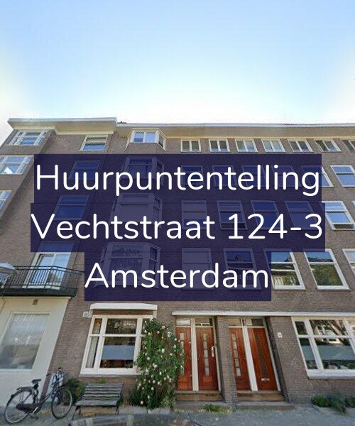 Foto gevel Huurpuntentelling voor Vechtstraat 124-3, Amsterdam