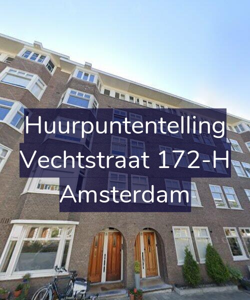 Foto gevel Huurpuntentelling voor Vechtstraat 172-H, Amsterdam