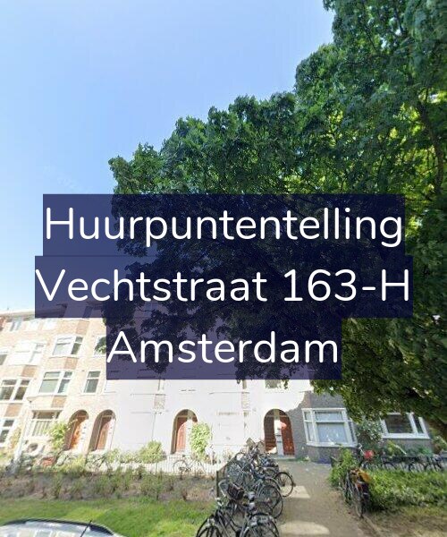 Foto gevel Huurpuntentelling voor Vechtstraat 163-H, Amsterdam