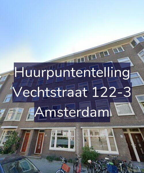 Foto gevel Huurpuntentelling voor Vechtstraat 122-3, Amsterdam