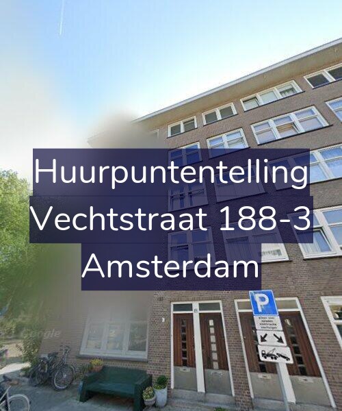 Foto gevel Huurpuntentelling voor Vechtstraat 188-3, Amsterdam