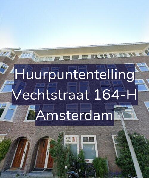 Foto gevel Huurpuntentelling voor Vechtstraat 164-H, Amsterdam