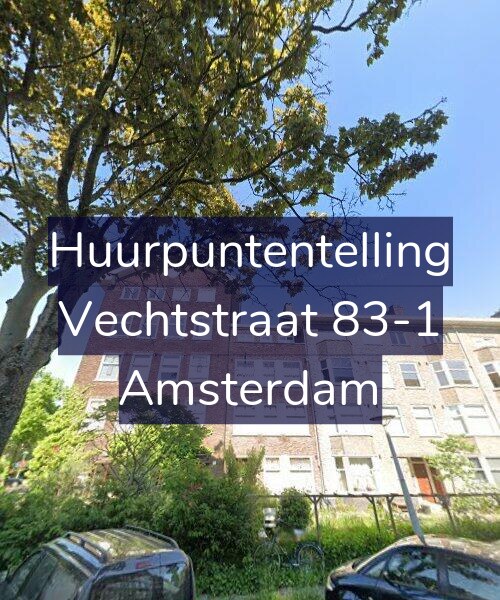 Foto gevel Huurpuntentelling voor Vechtstraat 83-1, Amsterdam