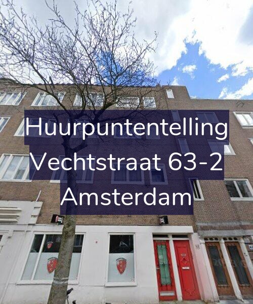 Foto gevel Huurpuntentelling voor Vechtstraat 63-2, Amsterdam