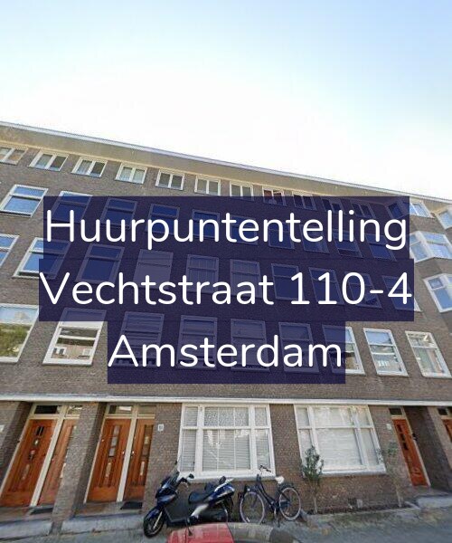Foto gevel Huurpuntentelling voor Vechtstraat 110-4, Amsterdam
