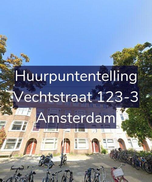 Foto gevel Huurpuntentelling voor Vechtstraat 123-3, Amsterdam