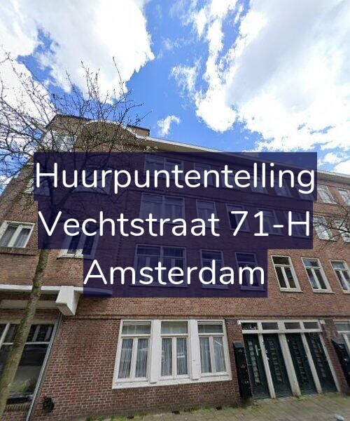 Foto gevel Huurpuntentelling voor Vechtstraat 71-H, Amsterdam