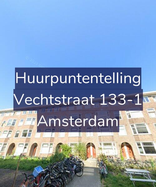 Foto gevel Huurpuntentelling voor Vechtstraat 133-1, Amsterdam